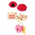 Play- Love Bug - Giocattoli per cani - Labbra Rosse