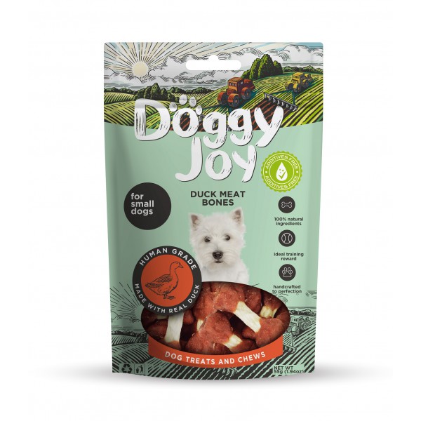 Doggy Joy - Snack Naturale - Milk Bone Calcio Anatra - 55 gr