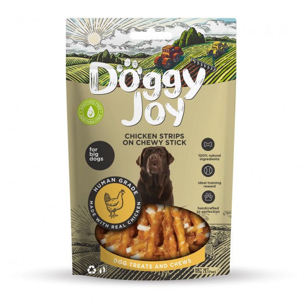 Doggy Joy - Natural Snack - Chicken Breast on Stick - 90 gr