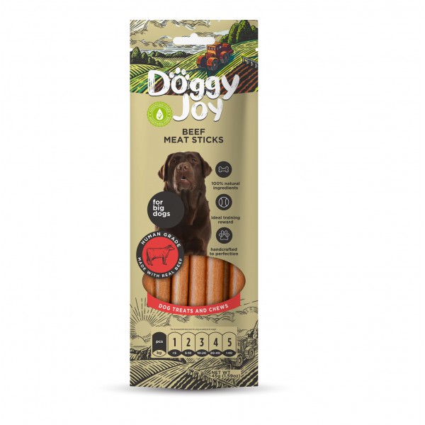 Doggy Joy - Natural Snack - Beef Meat Stick - 45 gr