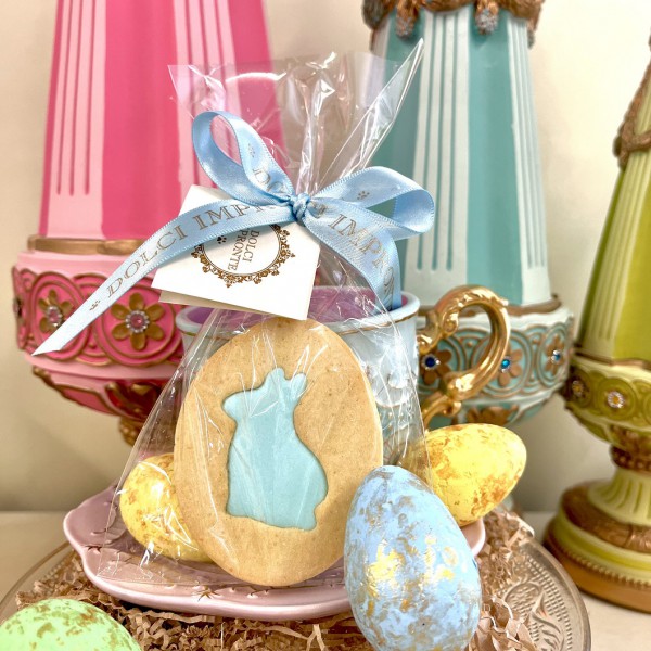 Dolci Impronte® - Pasqua - Ovetto con Coniglio Azzurro- 33gr-