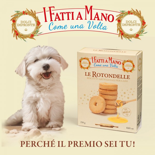 Dolci Impronte - Le Rotondelle - Biscuits with Honey - 250 gr
