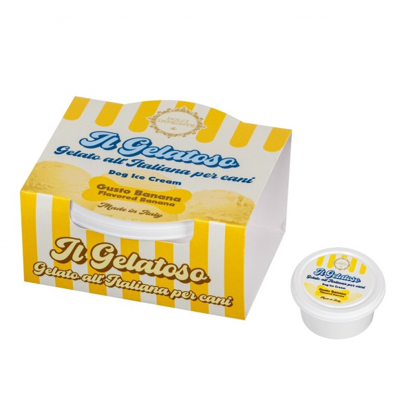 Dolci Impronte - Gelato per cani - Aroma Banana - 40gr