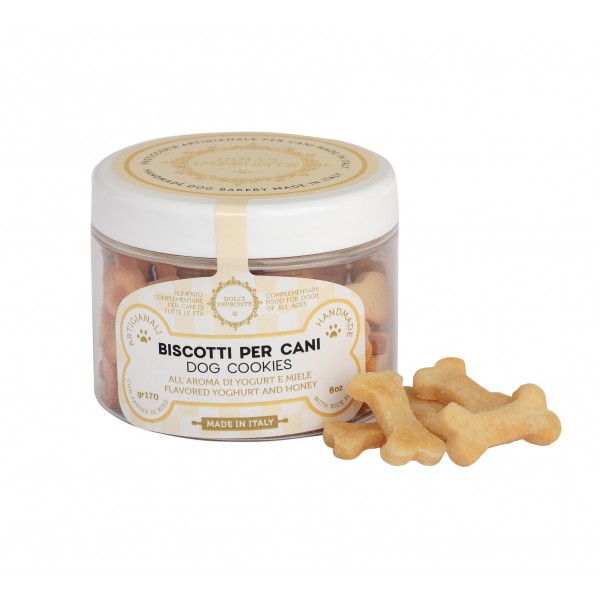 Dolci Impronte® - Biscotti con Farina Di Riso - Aromatizzati Yogurt e Miele- Vaso 170 gr