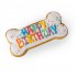 Dolci Impronte - Funny Happy Birthday Bone - Decorato a mano - 95 gr