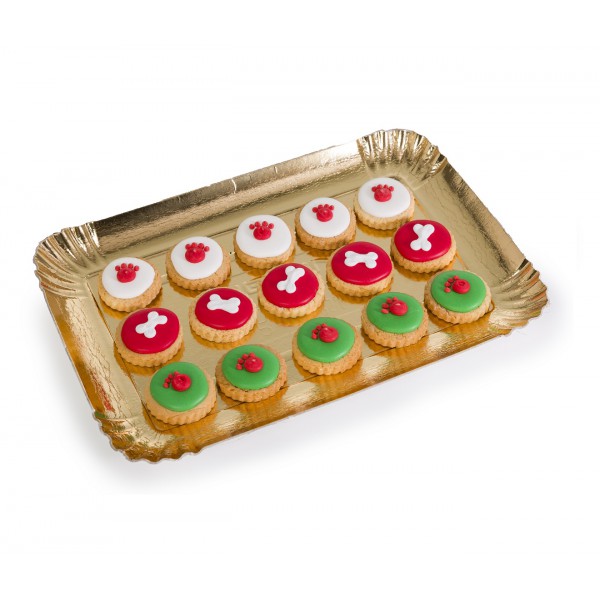Dolci Impronte Vassoio 15 Cupcake Natalizi - 195gr