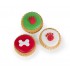 Dolci Impronte Vassoio 15 Cupcake Natalizi - 195gr