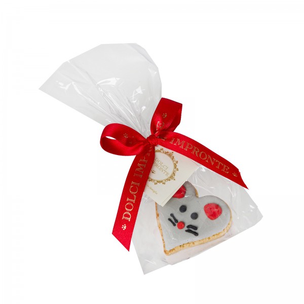 Dolci Impronte - Biscotto Topino - Aroma Salmone - Per Gatti 22gr