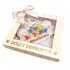 Dolci Impronte - Funny Happy Birthday Bone - Decorato a mano - 95 gr