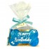 Dolci Impronte - Birthday Bone Blu Decorato a mano 85 gr
