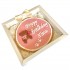Dolci Impronte Torta Compleanno Personalizzabile Decorata a Mano - Rosa - 380 gr