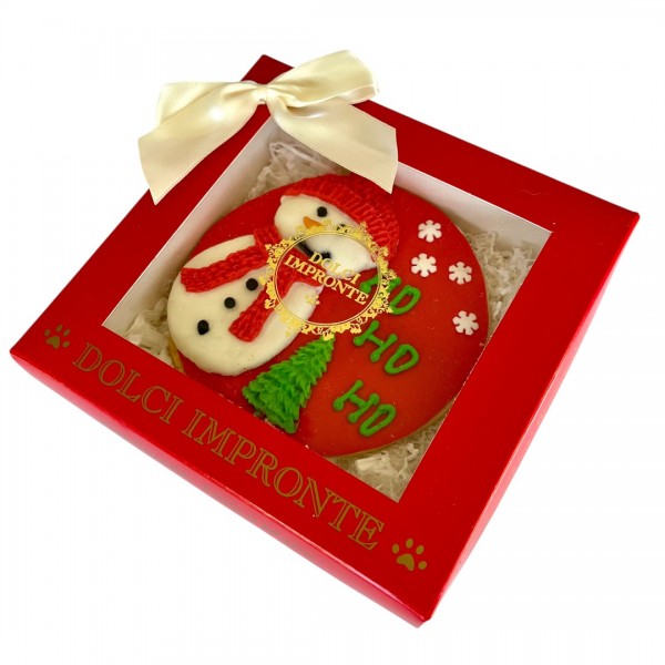 Dolci Impronte Scatola Natale Pupazzo Neve 125g