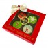 Dolci Impronte Scatola Natale 4 Cupcakes Assortiti  VAR 2 65g