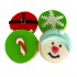 Dolci Impronte Scatola Natale 4 Cupcakes Assortiti  VAR 2 65g