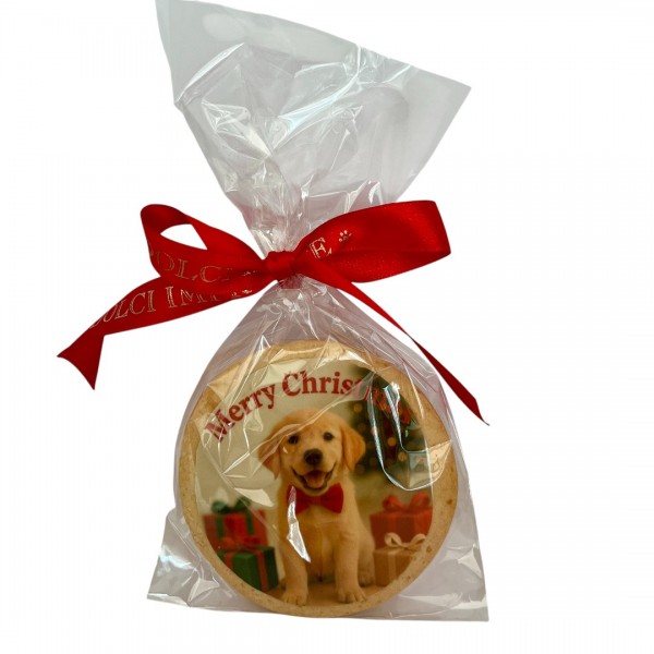 Dolci Impronte  Sacchetto Biscotto Natale Labrador 46g