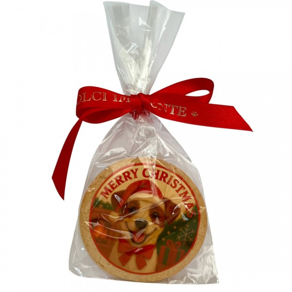 Dolci Impronte Sacchetto Biscotto Natale Jack Russel 46g