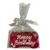 Dolci Impronte - Birthday Bone Fuchsia- 85g – Handmade Shortcrust Biscuit