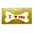 Dolci Impronte | Confezione 3 pezzi - Biscotto Osso i Love You  36g