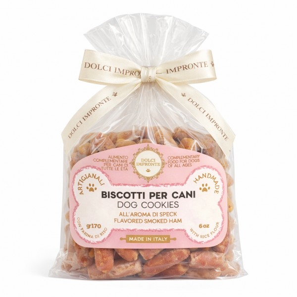 Dolci Impronte | Rice Flour Biscuits Speck Flavour 170 g – 3-bag pack