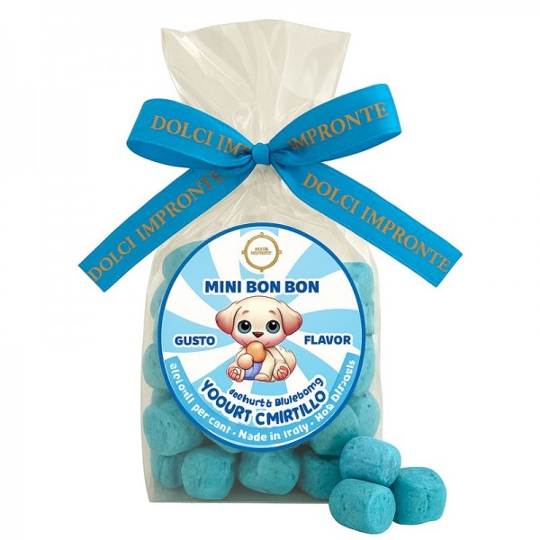 Dolci Impronte | Mini Bonbon Aroma Yogurt e Mirtillo 180g