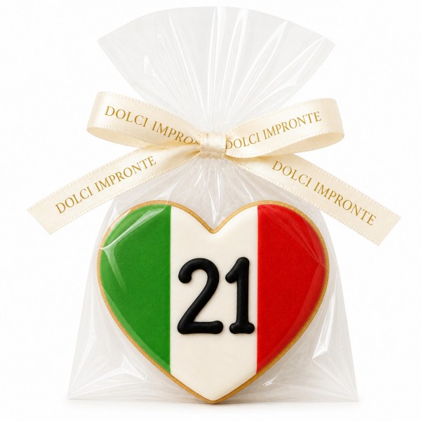 Dolci Impronte | Events Collection Biscotto Celebrativo Cuore Scudetto 21 80g