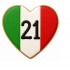 Dolci Impronte Events Collection Celebratory biscuit for the 21st title