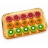 Dolci Impronte | 15 Cookies Tray Kiwi Pomegranate and Persimmon  270g