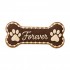Dolci Impronte | Wengé Gift Box with Decorated Forever Bone 70 g