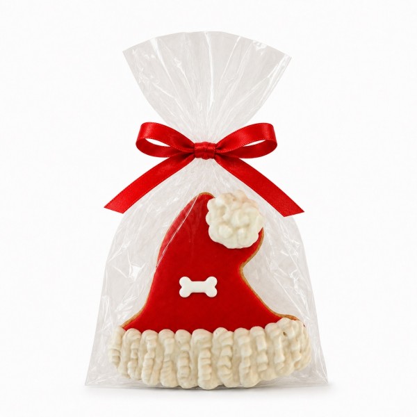 Dolci Impronte | Cappello Babbo Natale  con osso 42g