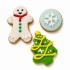 Dolci Impronte | Scatola Regalo Natale Ginger Albero Fiocco 90g