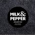 Milk&Pepper - Jaguar - Collare Cuoio Stampato - Nero -