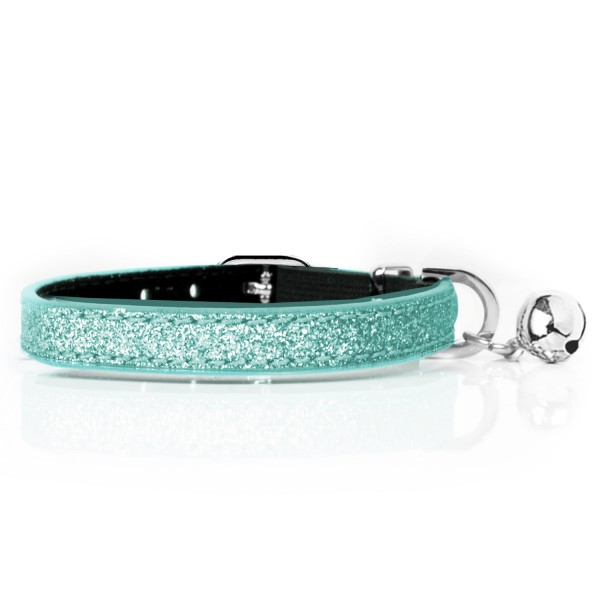 teal cat collar