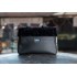 Nina Venezia® - Alys -Trasportino Ecopelle - Nero - Bordo Nero -