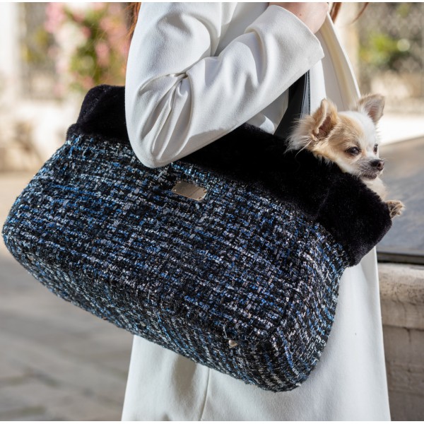 Nina Venezia® - Emma - Fashion Fabric Carrier - Black Border