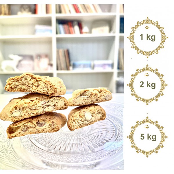 Dolci Impronte® - Biscotti Cantucci Sfusi- Sacco da 1Kg, 2Kg, 5kg