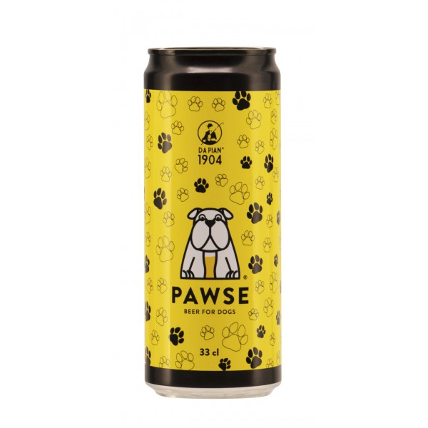 PAWSE - Beer For Dog - Lattina 33 cl - Made In Italy - No Gas-