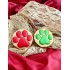 Dolci Impronte Sacchetto zampe rosse e verdi 100g